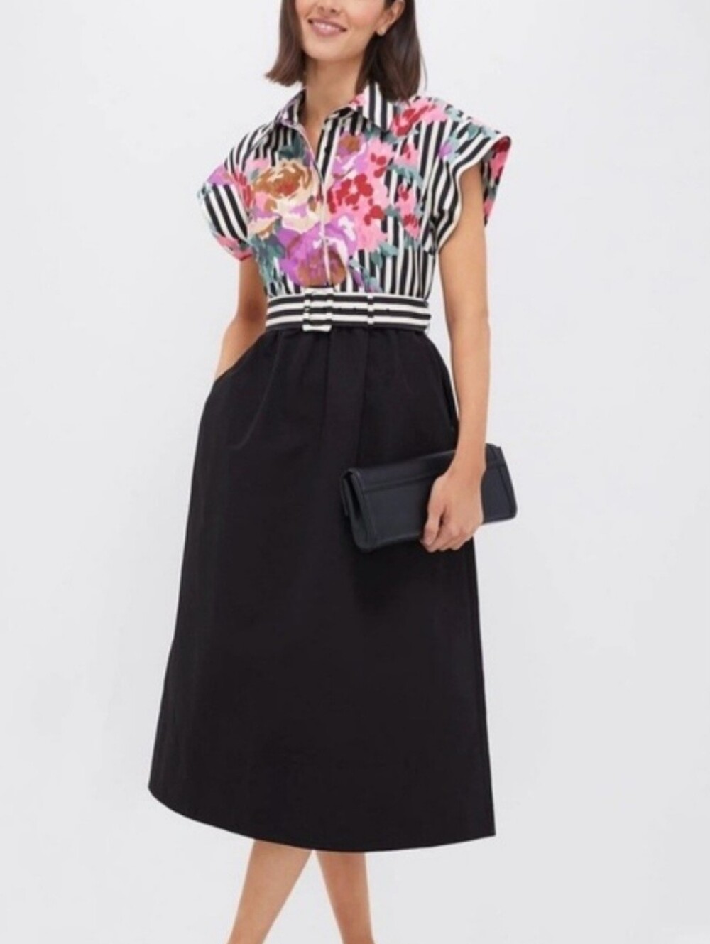 Tuckernuck STRIPED floral CHLOE DRESS
